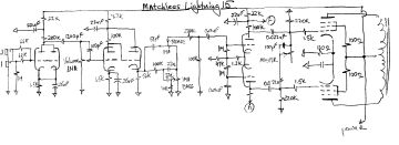 Matchless Lightning 15 schematic circuit diagram